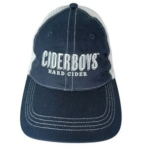 Ciderboys Hard Cider Navy Blue‎ White Trucker Hat Baseball Cap Adult